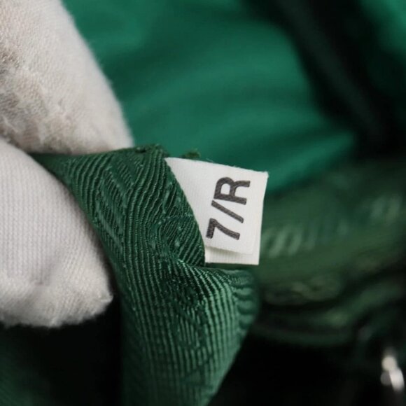 PRADA Backpack Nylon Green Silver Auth 136123V - Picture 11 of 16